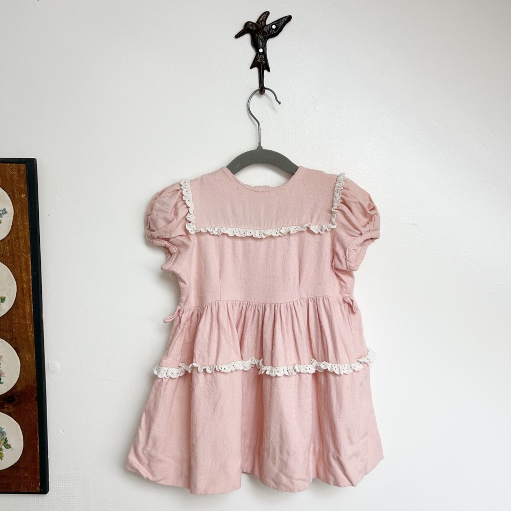 Vintage Pink Flannel Dress